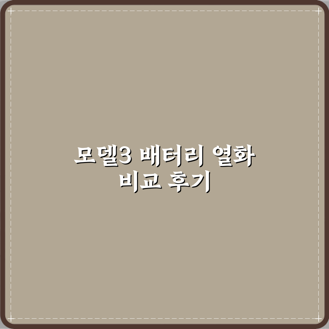 테슬라 모델3 중고차 배터리 열화가 국산 전기차보다 심한가요 직접 해봤어요 솔직한 후기